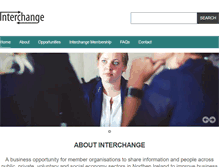 Tablet Screenshot of interchangeni.org.uk
